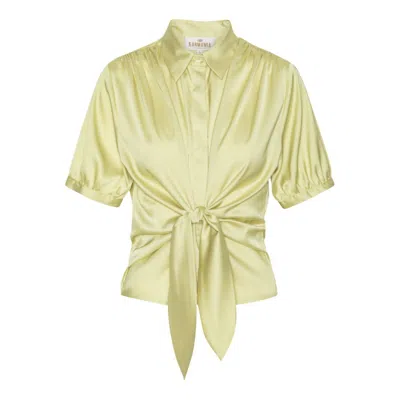 Karmamia Women's Lee Shirt In Lemongrass In Green