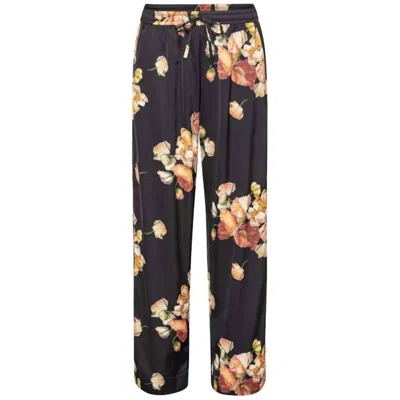 Karmamia Women's Lou Pants In Poppy Bouquet In Black