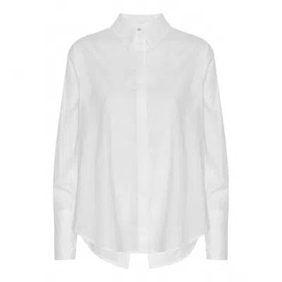 Karmamia Women's Madden Shirt In White Poplin