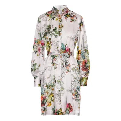 Karmamia Women's Millie Dress In Posy In White