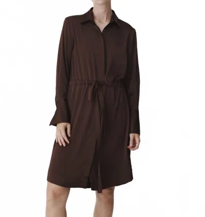 Karmamia Women's Nakita Dress In Semi Rich Brown In Multi