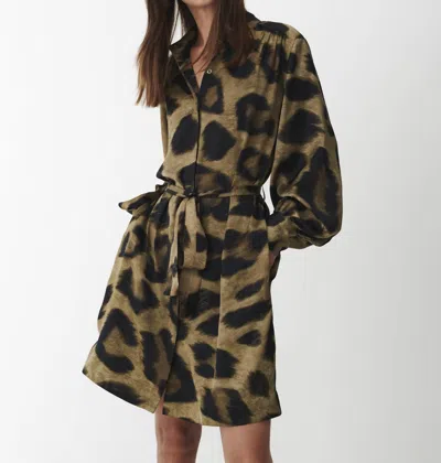 Karmamia Women's Noelle Dress In Khaki Maxi Leo In Brown