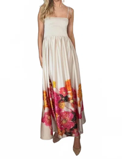 Karmamia Women's Odette Dress In Marigold In White