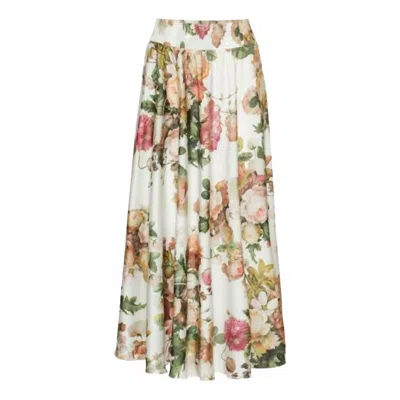 Karmamia Women's Savannah Skirt In Bloom Floral In White