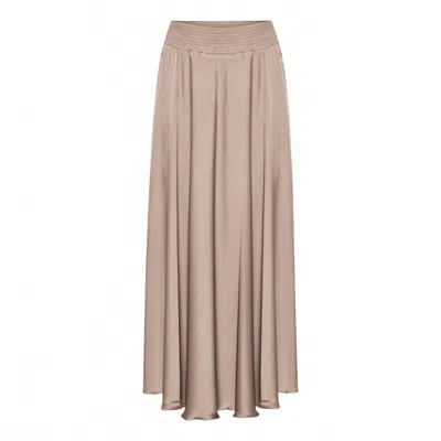 Karmamia Women's Savannah Skirt In Semi Rich Tan In Brown