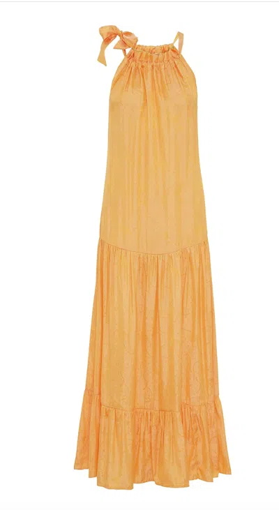 Karmamia Women's Shiloh Dress In Tamara In Orange