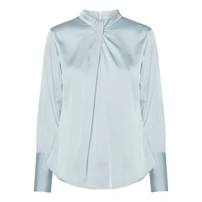 Karmamia Women's Tara Blouse In Hammered Sky In Blue