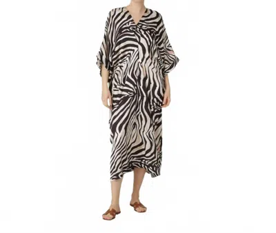 Karmamia Women's Tunic Dress In White Tiger In Multi