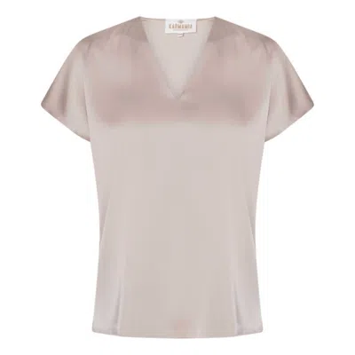 Karmamia Women's Vera Blouse In Semi Rich Blush In Pink
