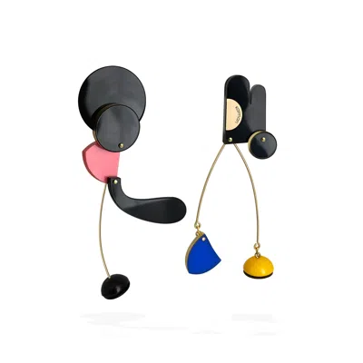 Karman Jewelry Women's Pink / Purple / Blue Danielle Earrings