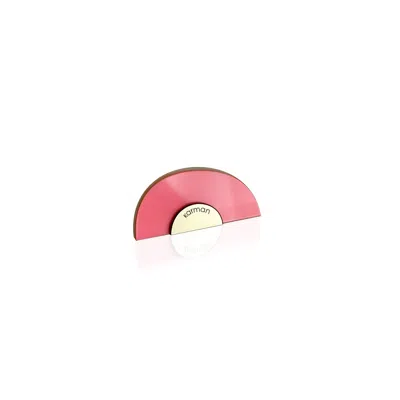 Karman Jewelry Women's Pink / Purple / Gold Barbara Pin