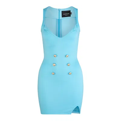 Karna Ramsay Women's Blue Sophie Mini Dress