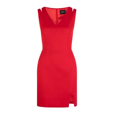 Karna Ramsay Women's Red Cutout Laura Dress