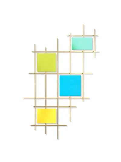 Karo Studios Axial Glass & Steel Wall Sculpture