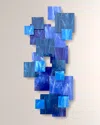 Karo Studios Cascade Wall Sculpture In Blue