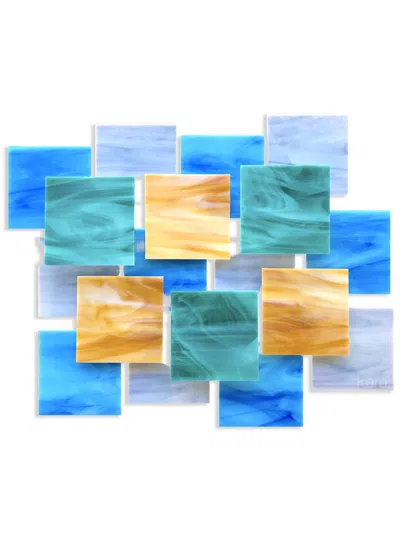 Karo Studios Enchanted Sunset Glass Wall Sculpture