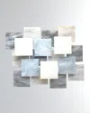 Karo Studios Glacial Glass Wall Sculpture In Multi