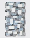 Karo Studios Glacial Wall Sculpture In Gray