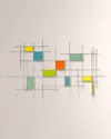 Karo Studios Gridded Mm Wall Sculpture In Multi