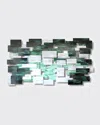 Karo Studios Malachite Medium Wall Sculpture In Green