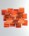 Karo Studios Sunset Glass Wall Sculpture In Multi