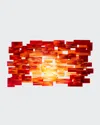 Karo Studios Sunset Medium Wall Sculpture In Red