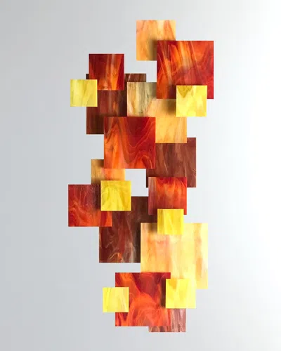 Karo Studios Sunset Vertical Wall Sculpture In Multi