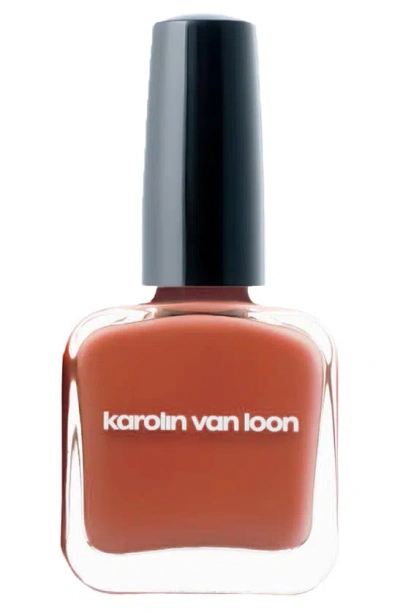 Karolin Van Loon Figue Orange Nail Polish