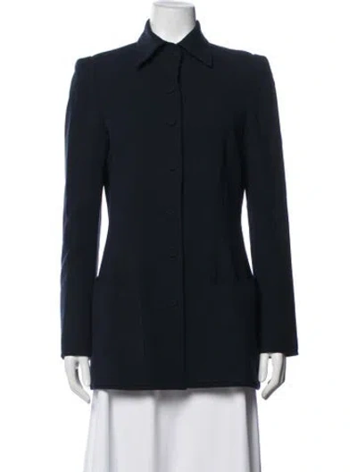 Pre-owned Karolina Zmarlak Blazer In Blue