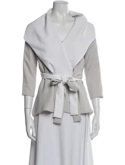 Pre-owned Karolina Zmarlak Jacket In Neutrals