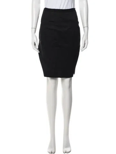 Pre-owned Karolina Zmarlak Mini Skirt In Black