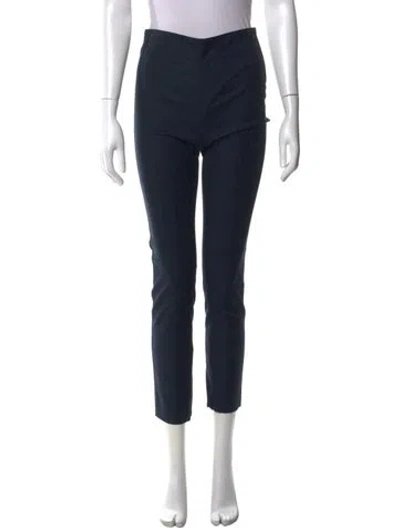 Pre-owned Karolina Zmarlak Straight Leg Pants In Blue