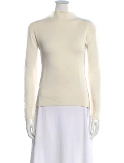 Pre-owned Karolina Zmarlak Turtleneck Sweater In Neutral