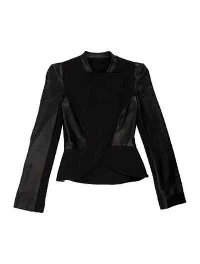 Pre-owned Karolina Zmarlak Wool Jacket In Black