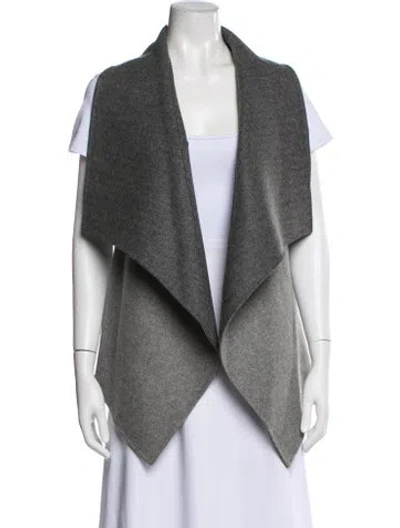 Pre-owned Karolina Zmarlak Wool Vest In Gray