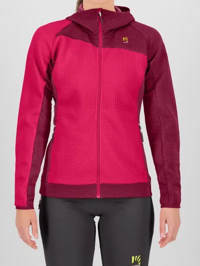 Karpos Averau W Full-zip Hoodie In Pink