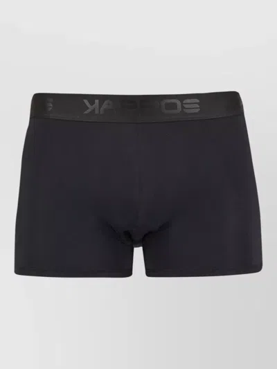 Karpos Boxer Shorts Elastic Waistband Supportive Design In Black
