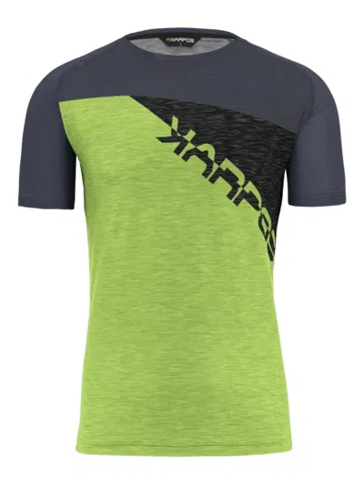 Karpos Colour-block Short-sleeve T-shirt In Green