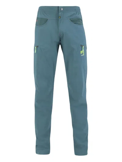 Karpos Elastic-waistband Trousers In Blue