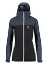 Karpos Lavaredo Rain Evo W Hooded Panelled Jacket In Black