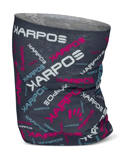 Karpos Logo-print Neck Gaiter In Blue
