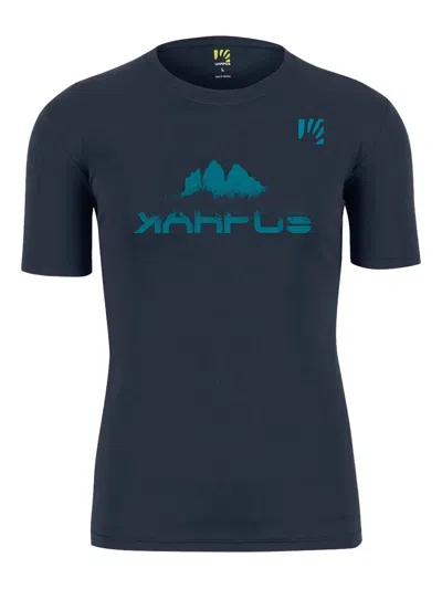 Karpos Loma Evo Mountain-graphic T-shirt In Blue