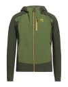 Karpos Hooded Textured-panel Jacket In Green