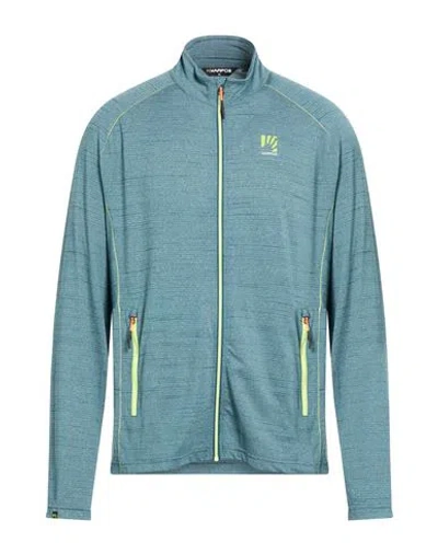 Karpos Man Sweatshirt Deep Teal Size Xxl Polyester, Elastane In Blue