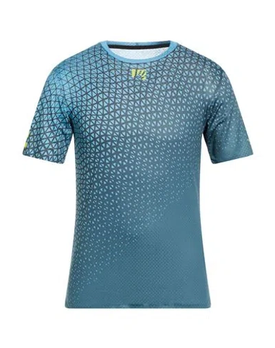 Karpos Man T-shirt Deep Teal Size Xl Polyester, Elastane In Blue