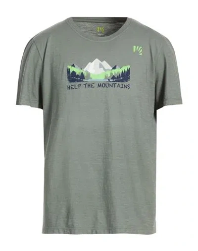 Karpos Man T-shirt Grey Size Xxl Cotton In Gray
