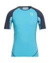 Karpos Man T-shirt Light Blue Size M Polyamide, Elastane In Blue