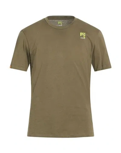 Karpos Man T-shirt Military Green Size Xl Cotton