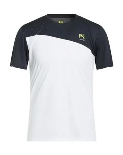 Karpos Man T-shirt White Size Xl Polyester In Black