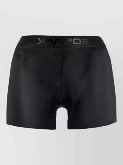 Karpos Padded Boxer Short Elastic Waistband Design In Black